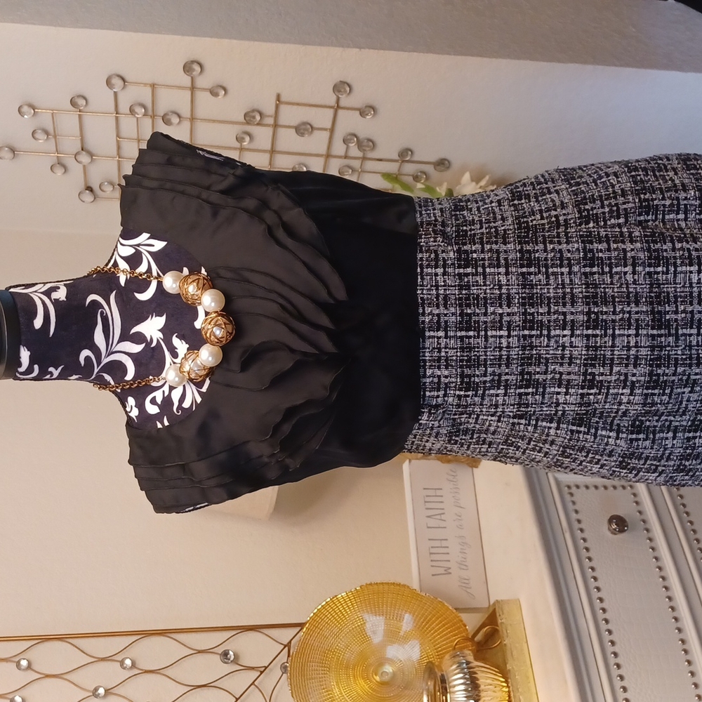 Alyx Black & White Dress